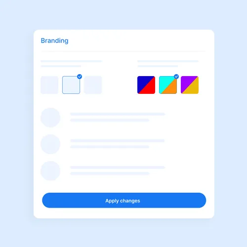 Apply branding to onboarding flows