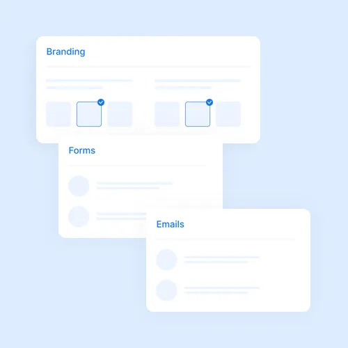 Send branded onboarding links